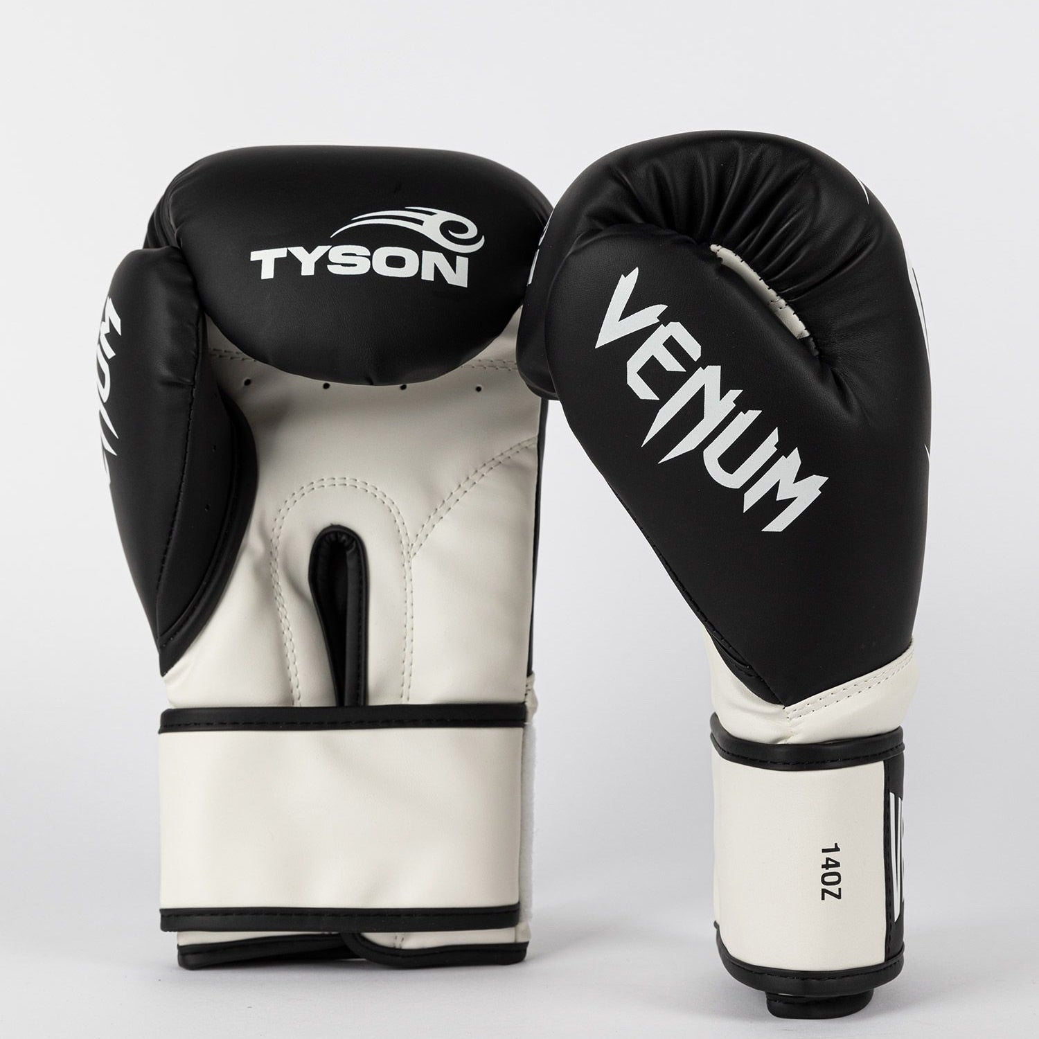 Venum Giant 2.0 Mike Tyson Pro Boxing Gloves Deep Black/Optical White - The Fight Club