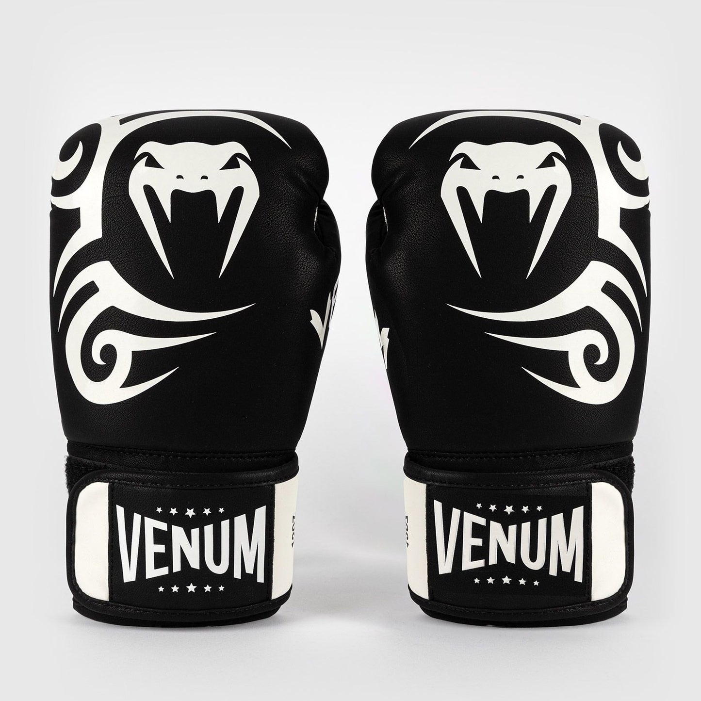 Venum Mike Tyson Replica Boxing Gloves Deep Black/Optical White - The Fight Club