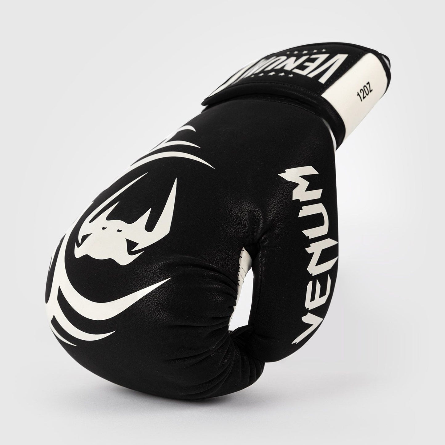 Venum Mike Tyson Replica Boxing Gloves Deep Black/Optical White - The Fight Club