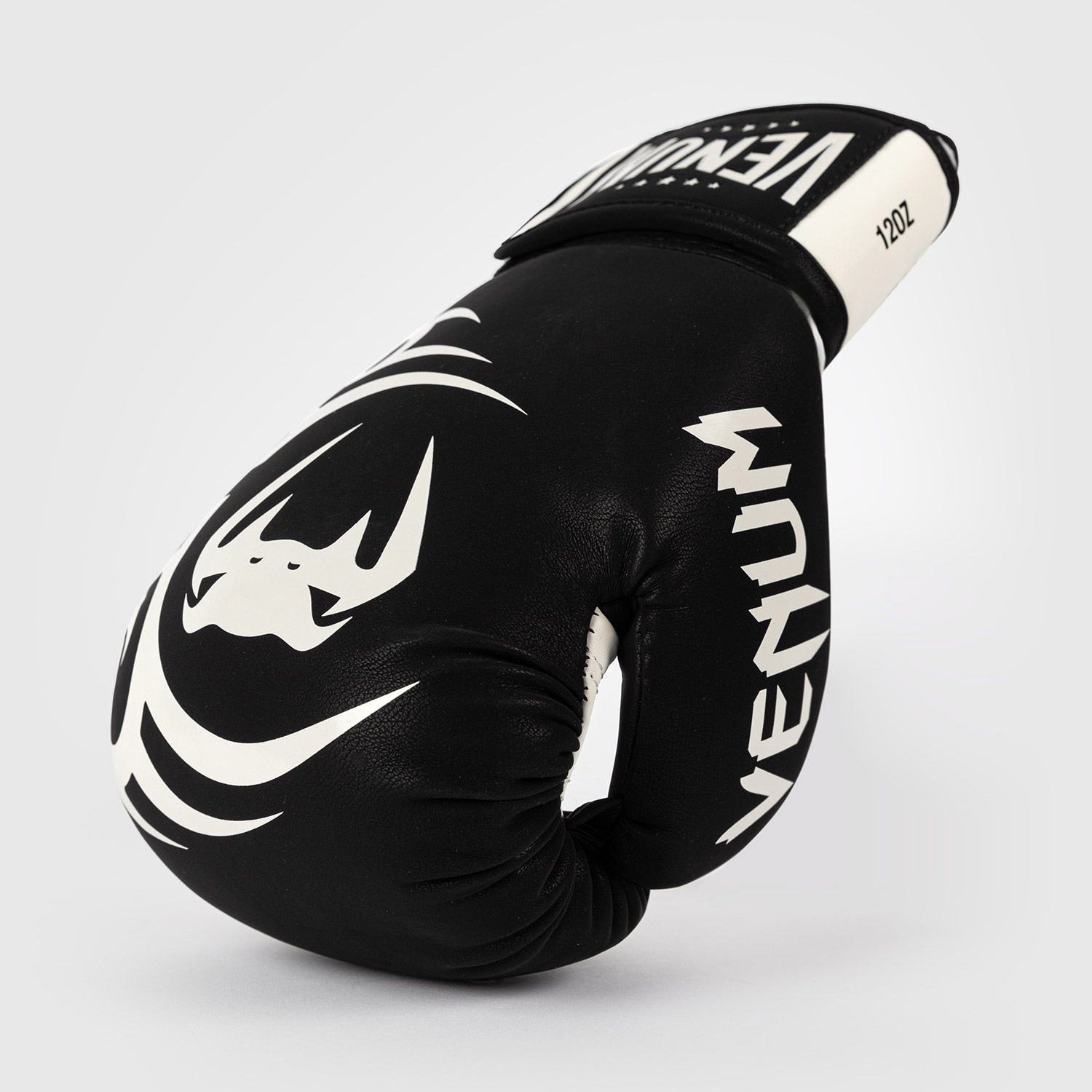 Venum Mike Tyson Replica Boxing Gloves Deep Black/Optical White - The Fight Club
