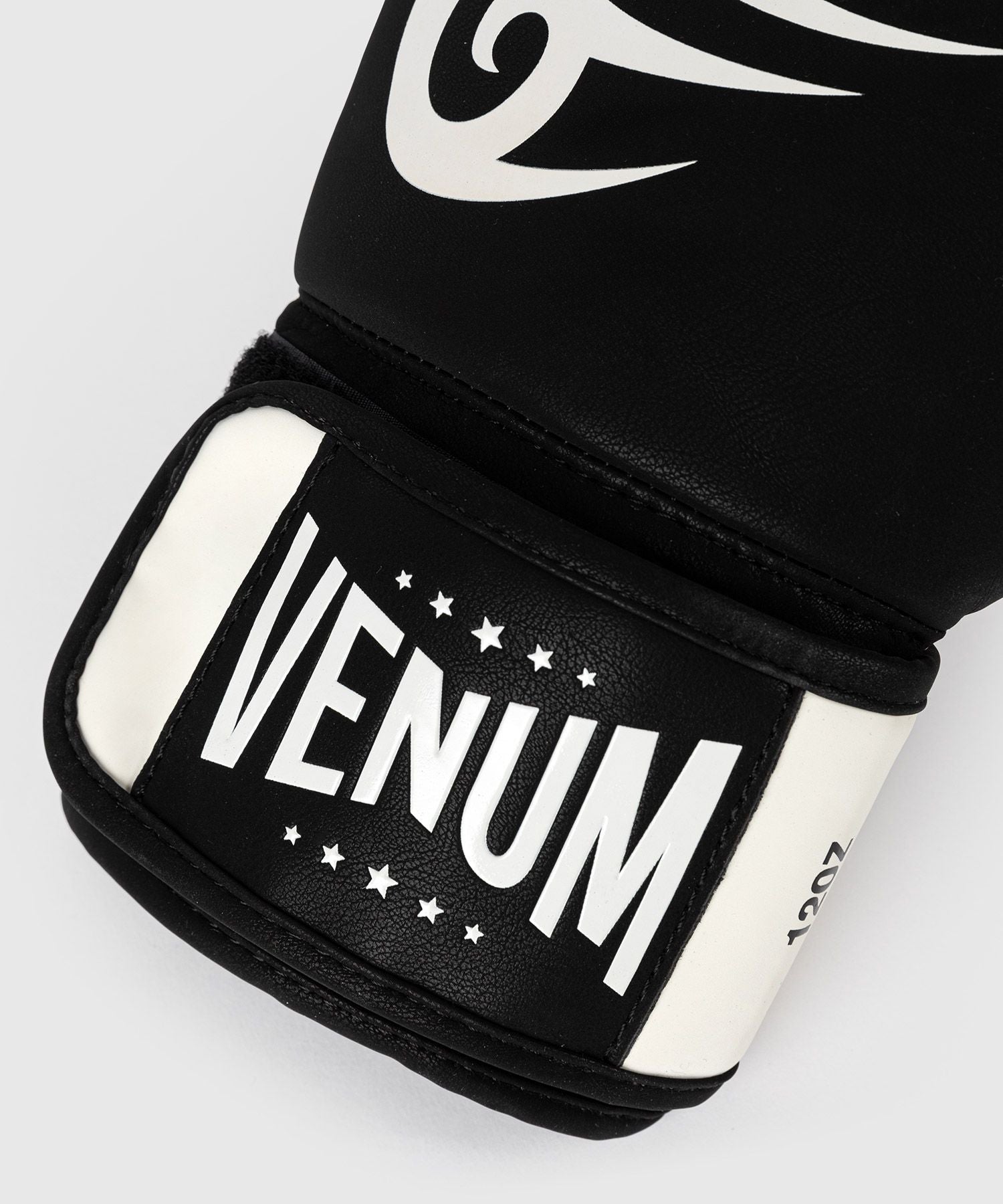Venum Mike Tyson Replica Boxing Gloves Deep Black/Optical White - The Fight Club
