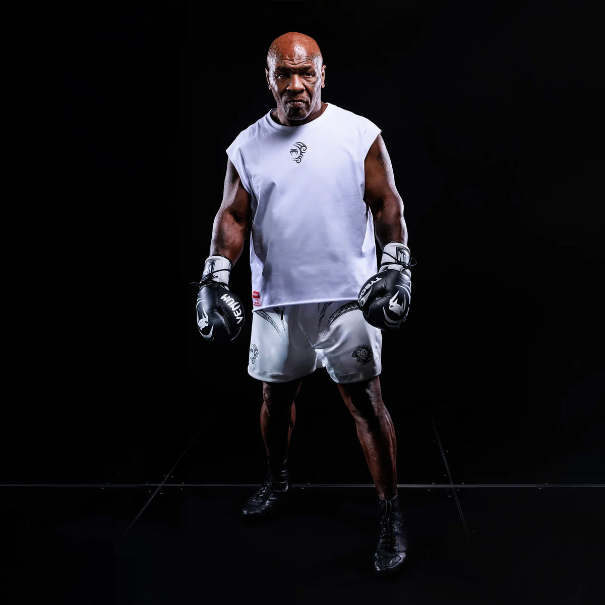 Venum x Mike Tyson Tiger Sleeveless T-Shirt Optical White - The Fight Club
