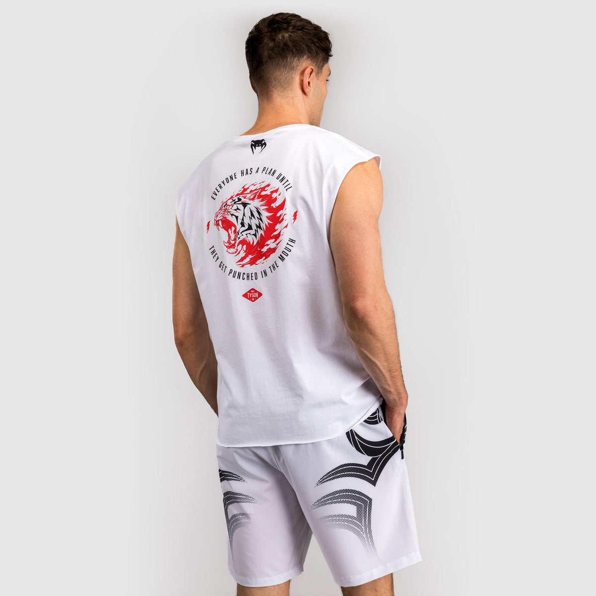 Venum x Mike Tyson Tiger Sleeveless T-Shirt Optical White - The Fight Club