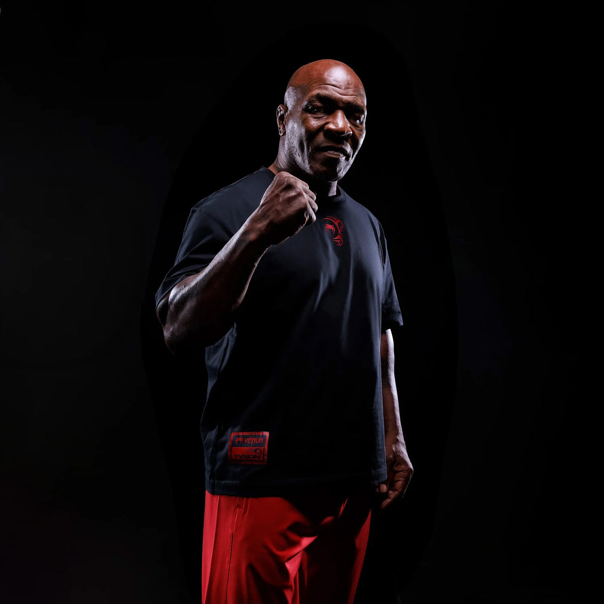 Venum x Mike Tyson Tiger T-Shirt Deep Black - The Fight Club