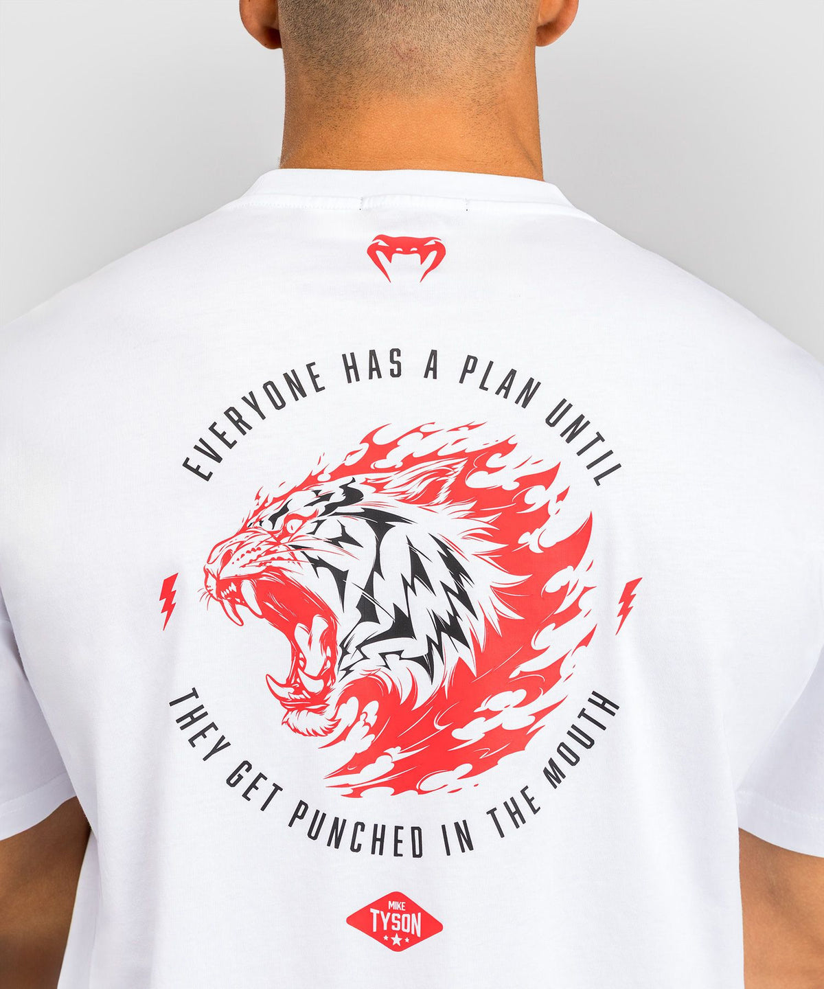 Venum x Mike Tyson Tiger T-Shirt Optical White - The Fight Club