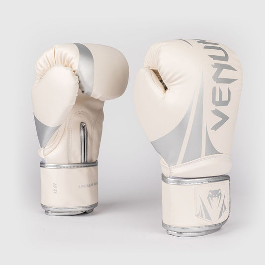 Venum Challenger 2.5 Boxing Gloves – White/Silver
