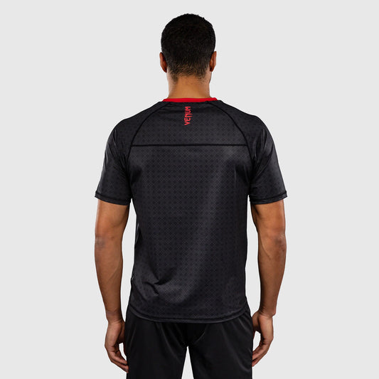 Venum x Roger Gracie Signature Dry Tech T-Shirt Black/Red - The Fight Club