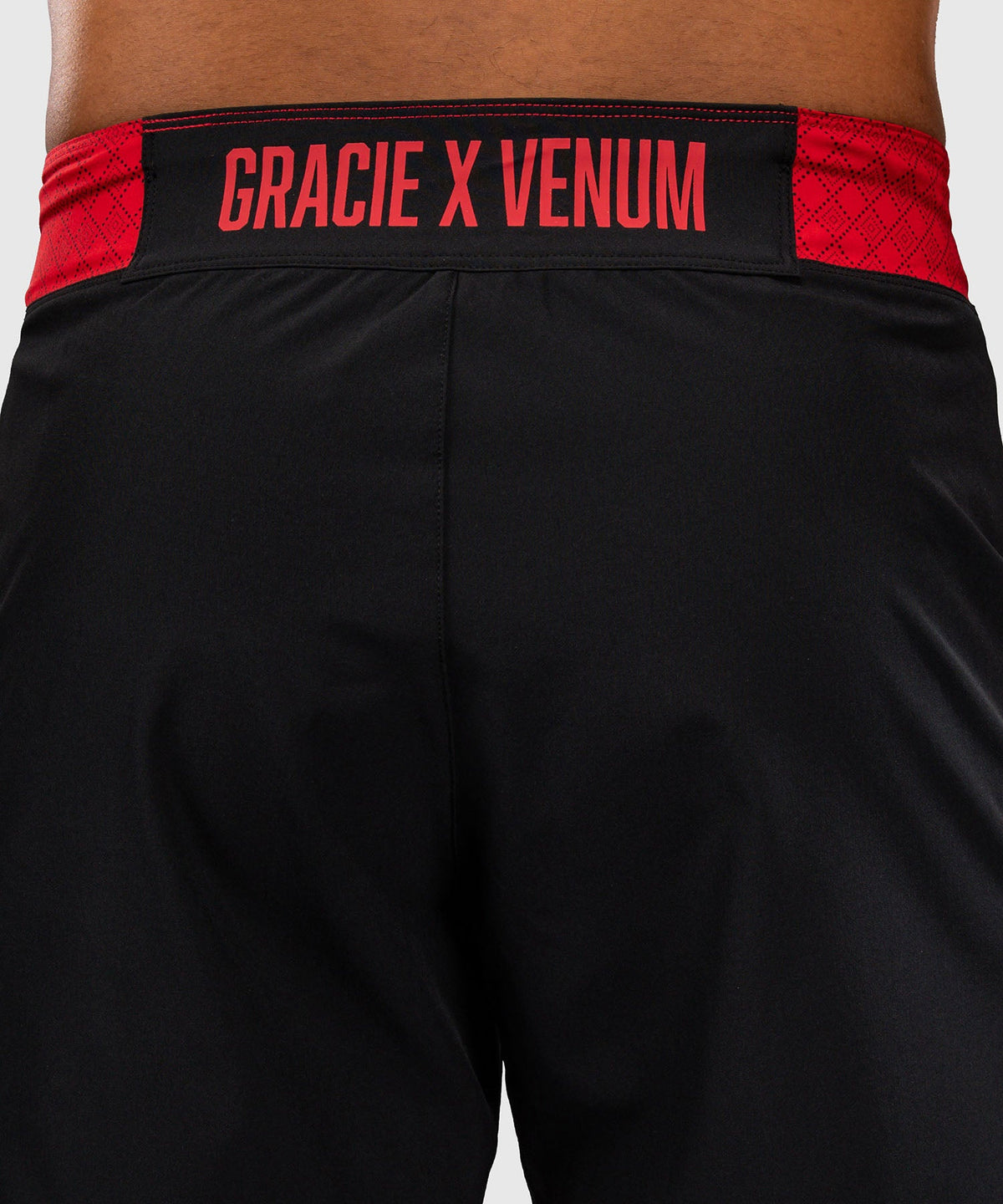 Venum x Roger Gracie Signature Fight Shorts Black/Red - The Fight Club