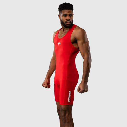 Venum Challenger Men's Wrestling Singlet Red - The Fight Club