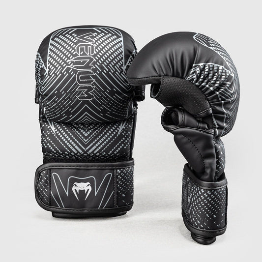 Venum Midnight Fury Sparring Gloves Black/Grey/Silver - The Fight Club