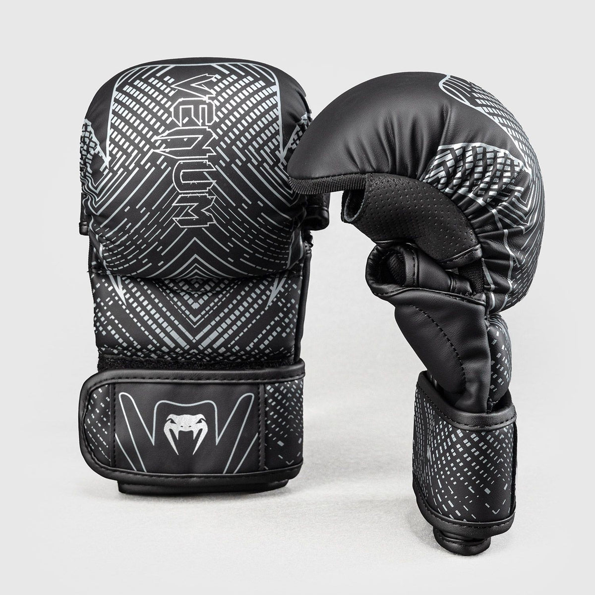 Venum Midnight Fury Sparring Gloves Black/Grey/Silver - The Fight Club
