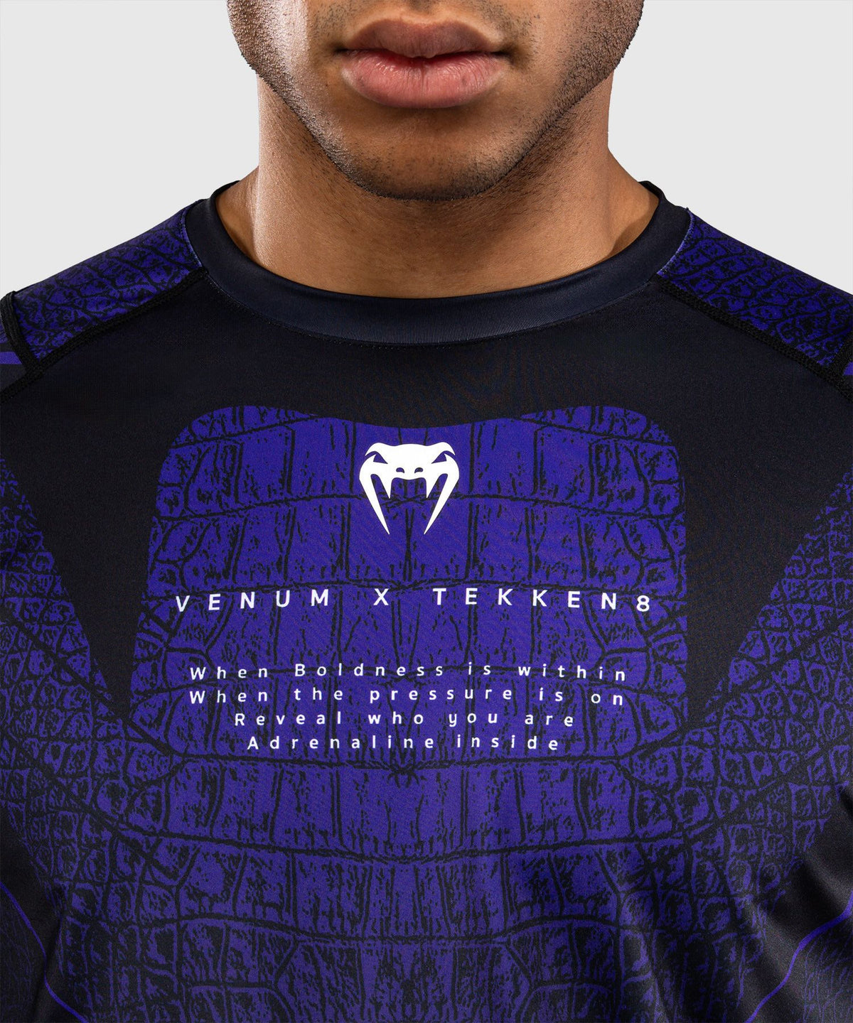 Venum x TEKKEN 8 Dry-Tech T-Shirt Kazuya Black/Purple - The Fight Club