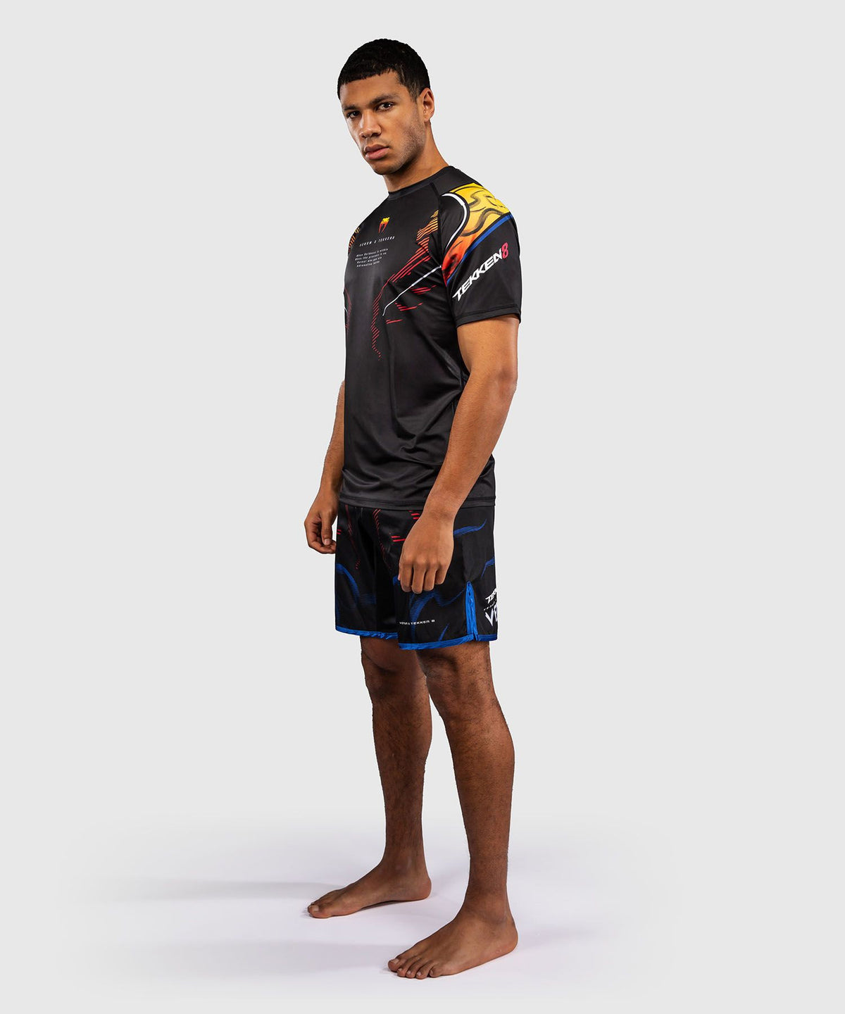 Venum x TEKKEN 8 Dry-Tech T-Shirt Yoshimitsu Black/Orange - The Fight Club
