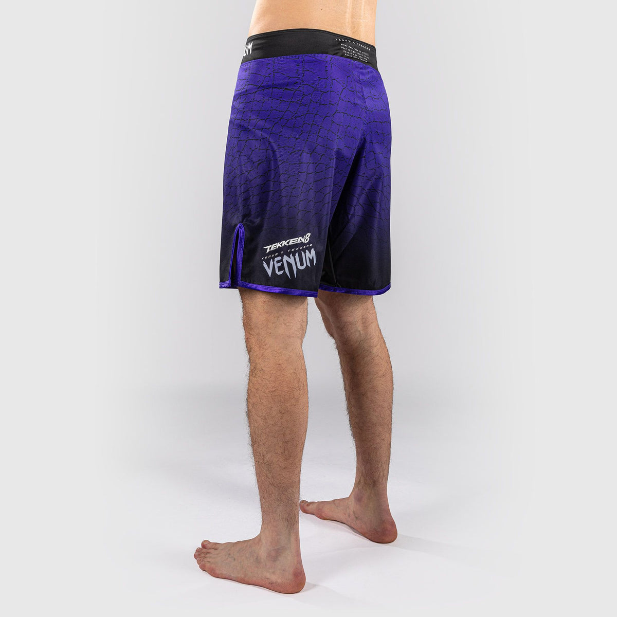 Venum x TEKKEN 8 Fight Shorts Kazuya Black/Purple - The Fight Club