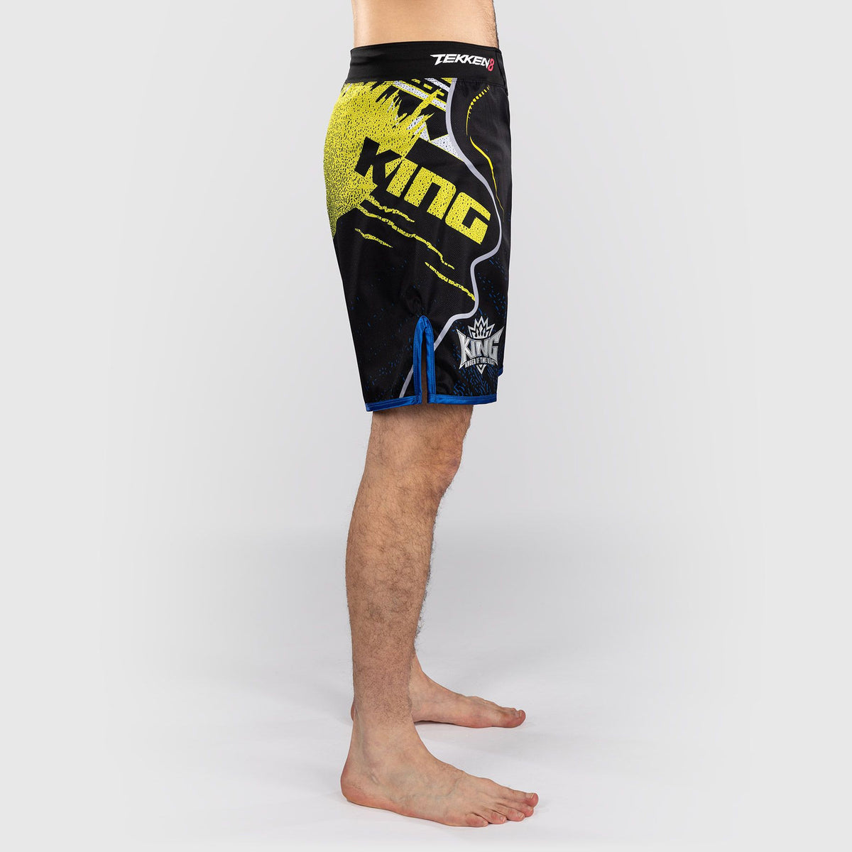 Venum x TEKKEN 8 Fight Shorts King Black/Yellow - The Fight Club