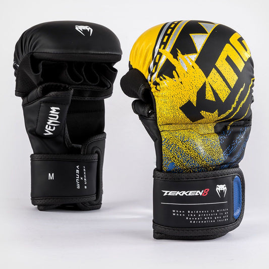 Venum x TEKKEN 8 Sparring Gloves King Black/Yellow - The Fight Club