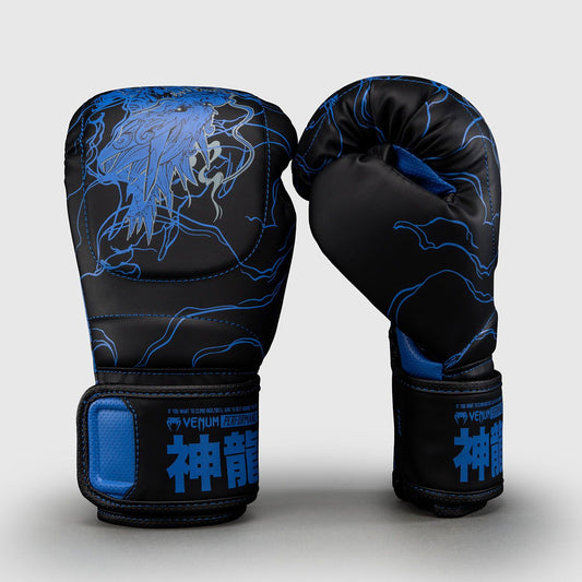 Venum Thunder Dragon Boxing Gloves Black/Royal Blue - The Fight Club