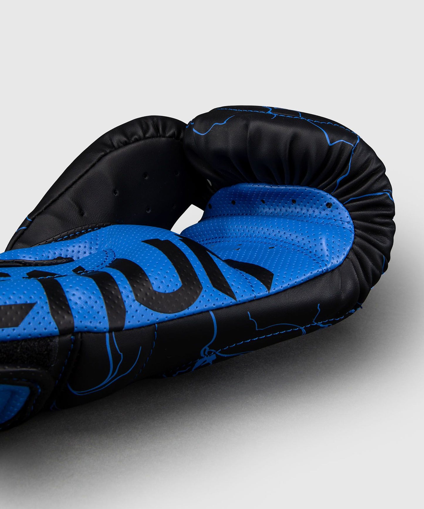 Venum Thunder Dragon Boxing Gloves Black/Royal Blue - The Fight Club