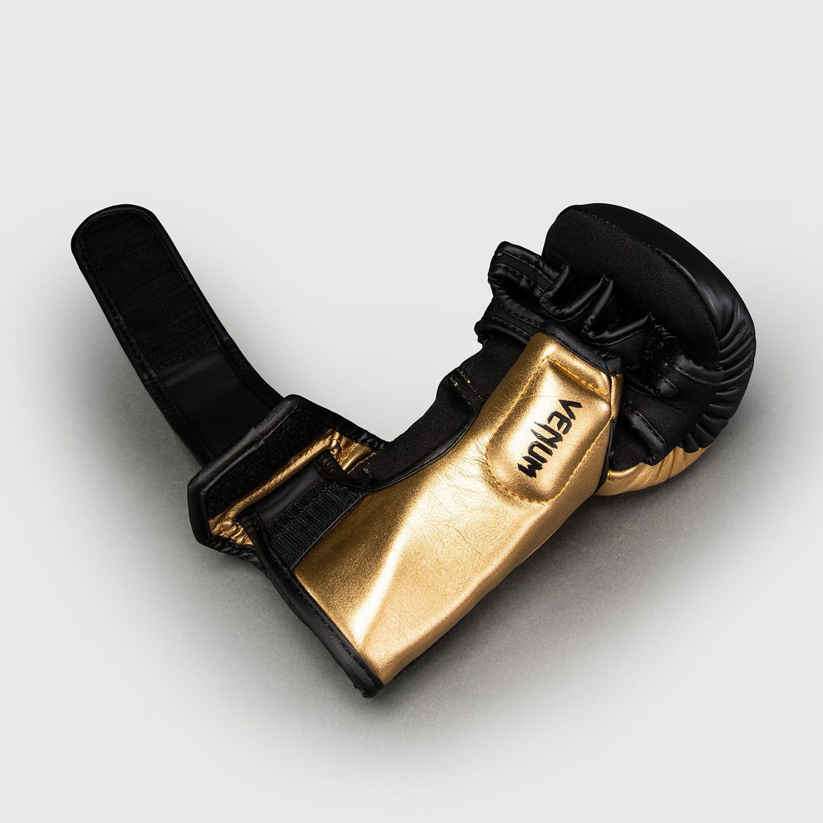 Venum Attack 2.0 Sparring Gloves Leather Gold/Black - The Fight Club
