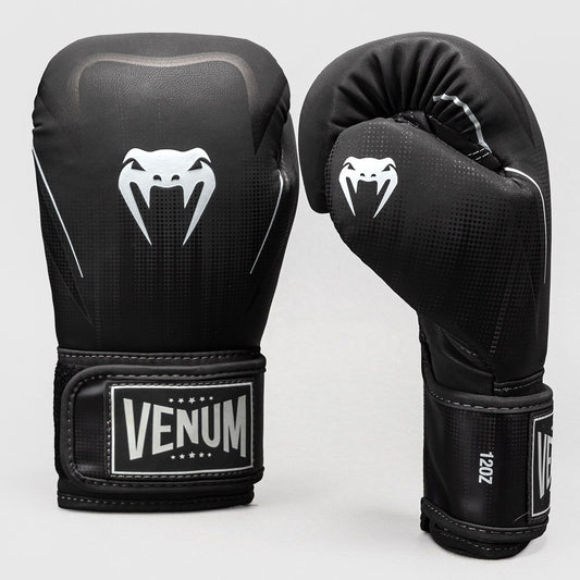 Venum Stealth Boxing Gloves Black/White - The Fight Club