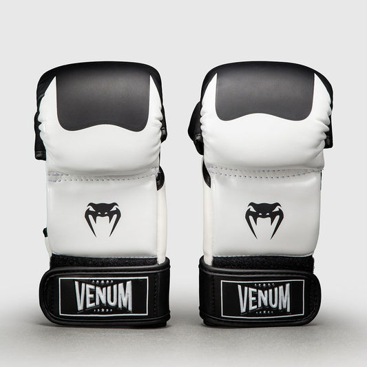 Venum Attack 2.0 Sparring Gloves Black/White - The Fight Club