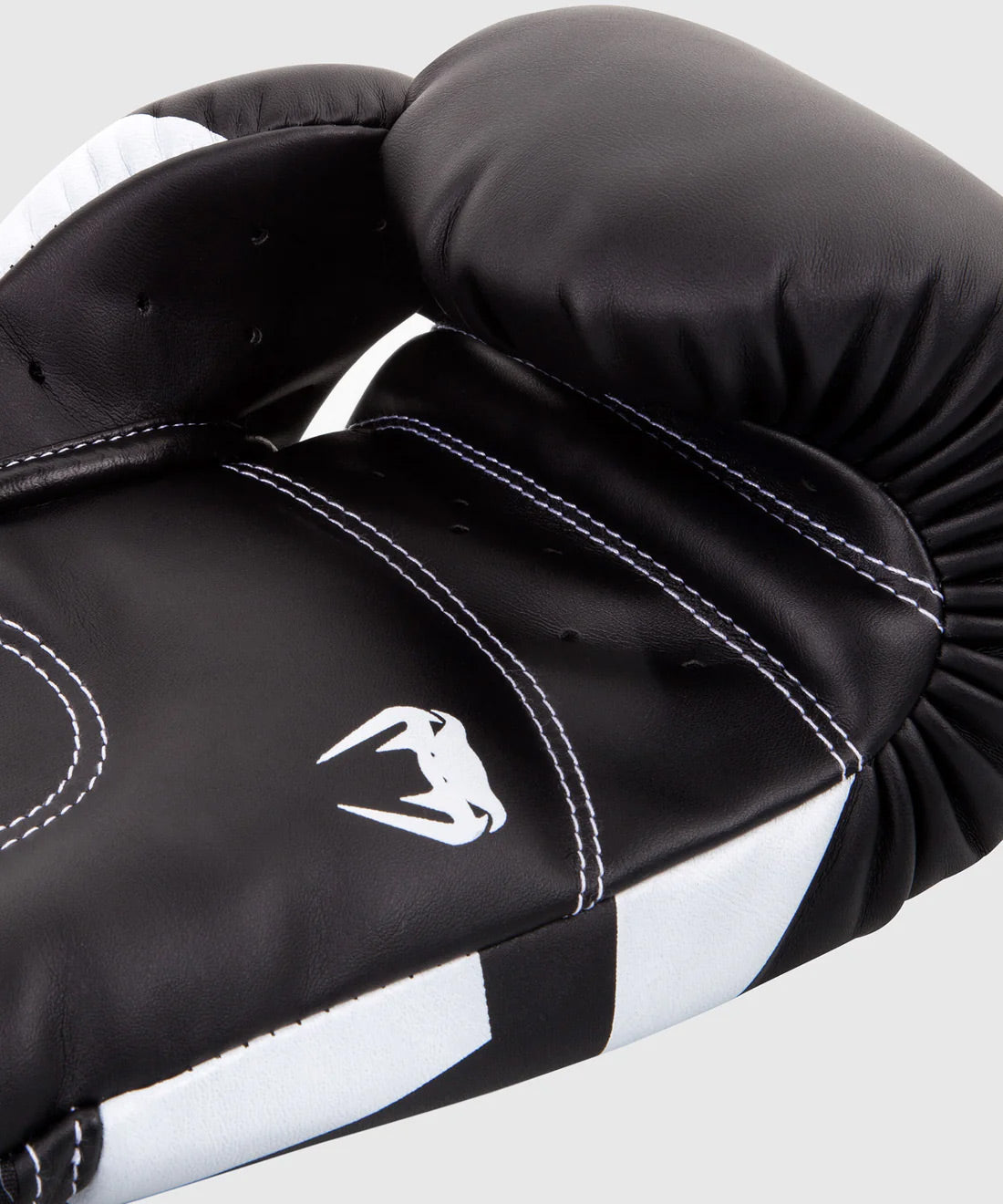 Venum Elite Boxing Gloves Black/White - The Fight Club