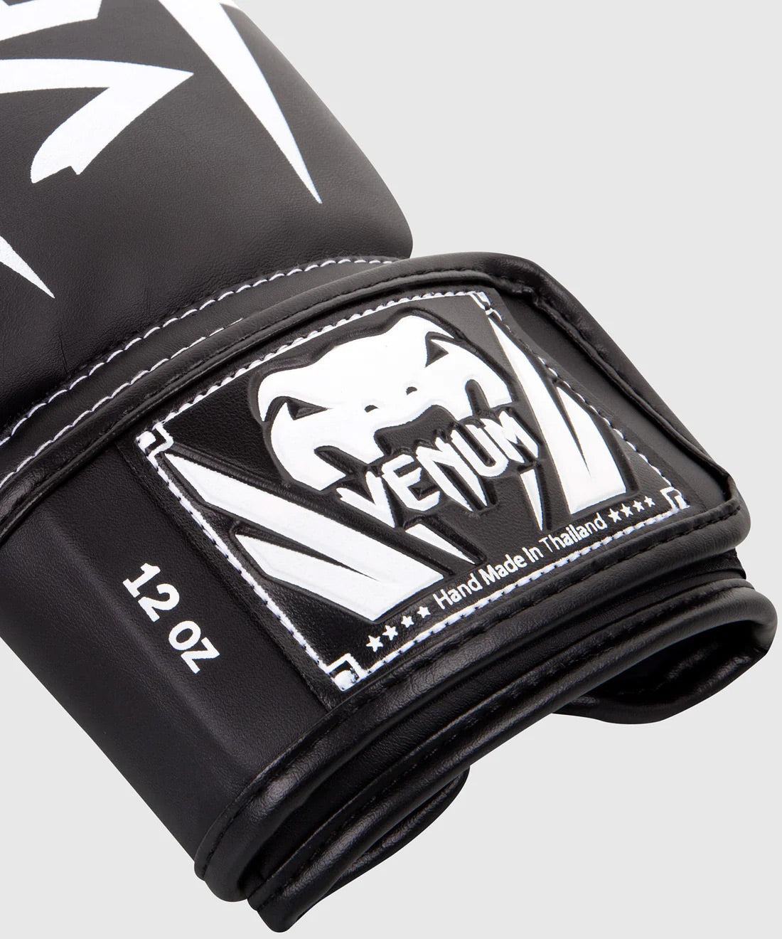 Venum Elite Boxing Gloves Black/White - The Fight Club