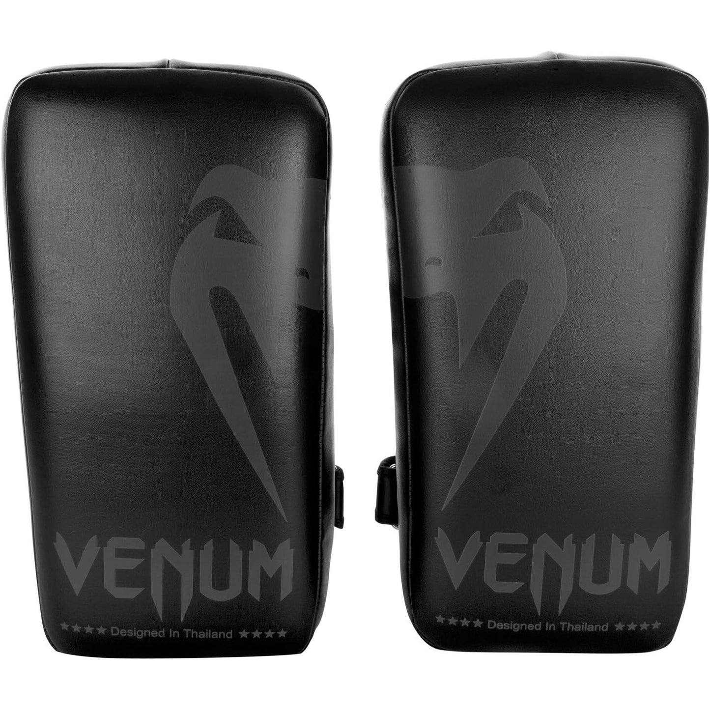 Venum Giant Kick Pads Black/Black (Pair) - The Fight Club