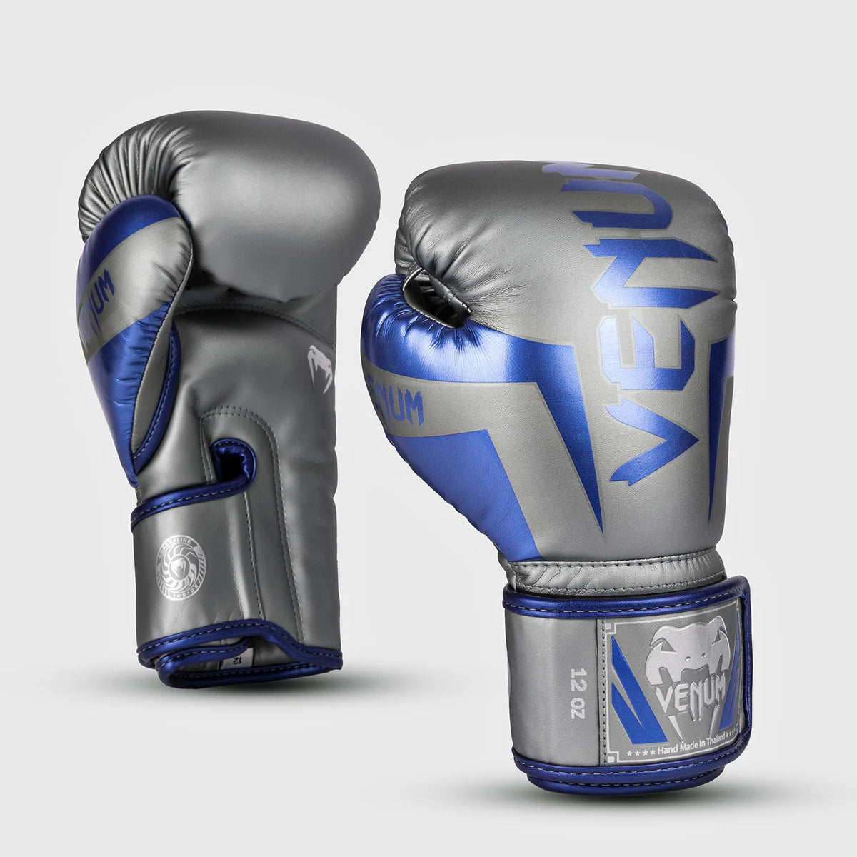 Venum Elite Boxing Gloves Grey Special Edition - The Fight Club