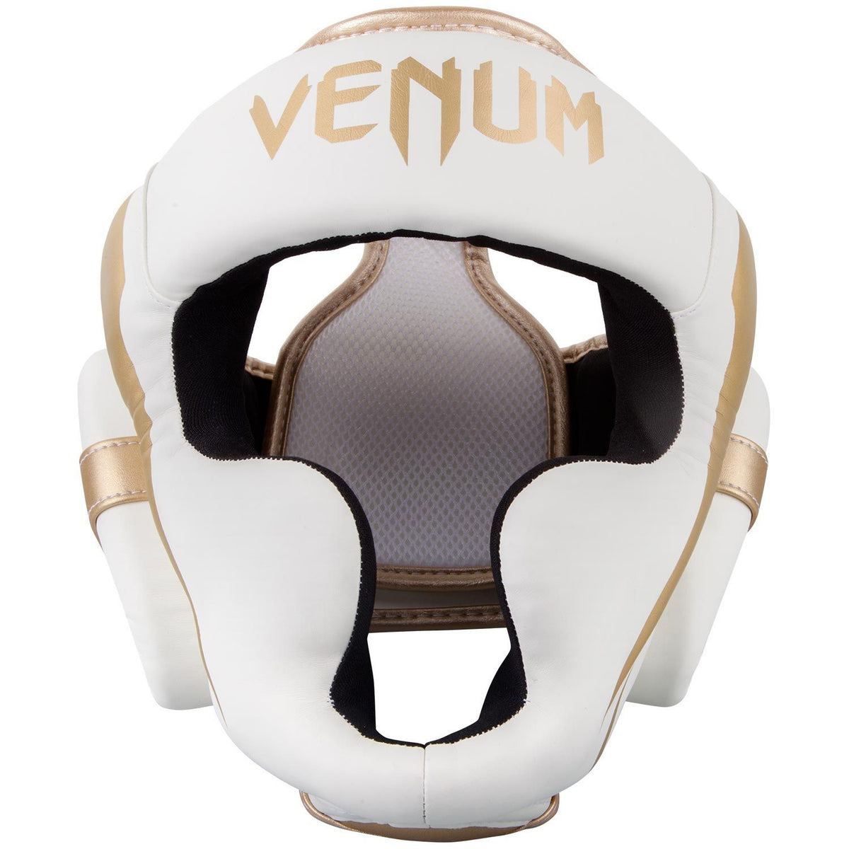 Venum Elite Headgear White/Gold - The Fight Club