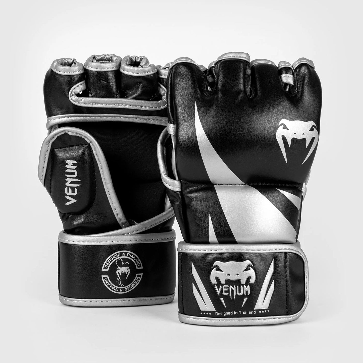 Venum Challenger 2.0 MMA Gloves Black/Silver - The Fight Club