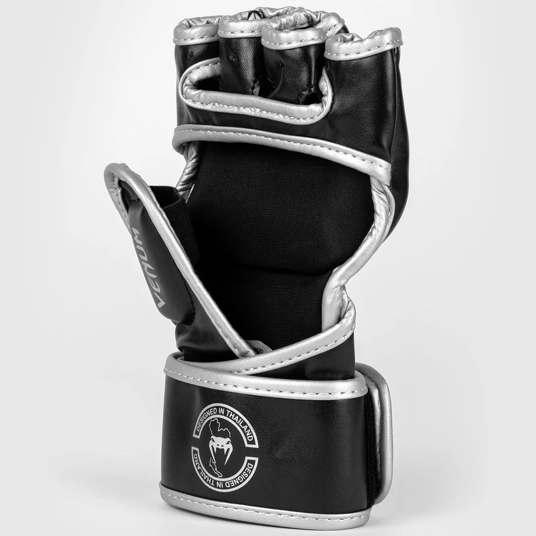 Venum Challenger 2.0 MMA Gloves Black/Silver - The Fight Club