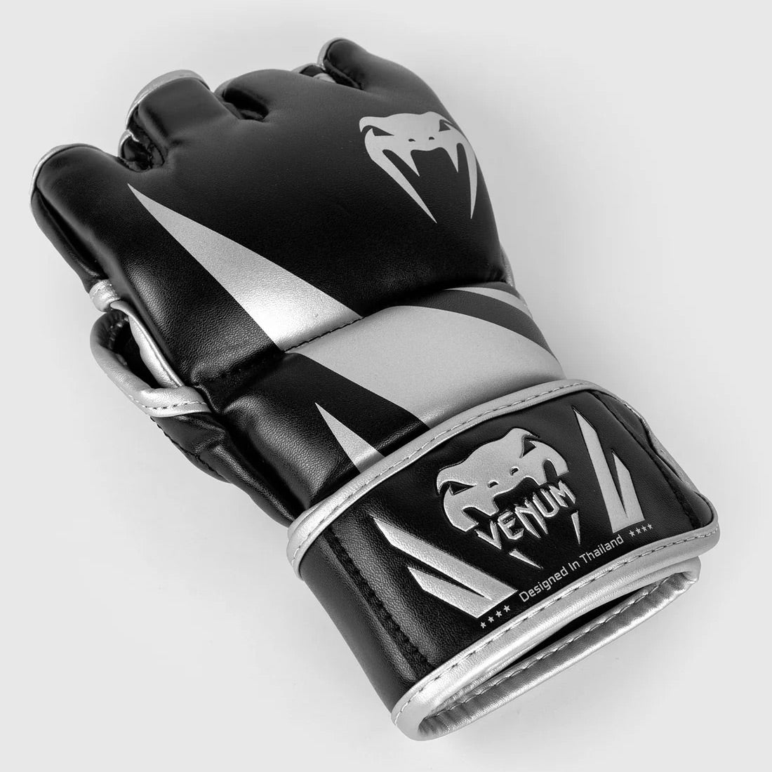 Venum Challenger 2.0 MMA Gloves Black/Silver - The Fight Club