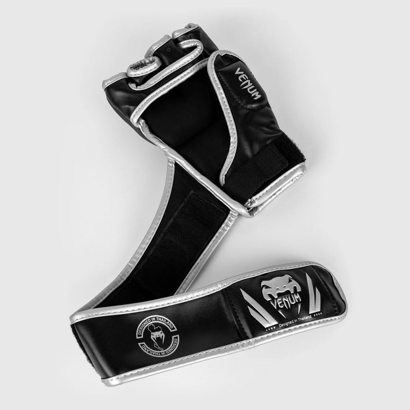 Venum Challenger 2.0 MMA Gloves Black/Silver - The Fight Club