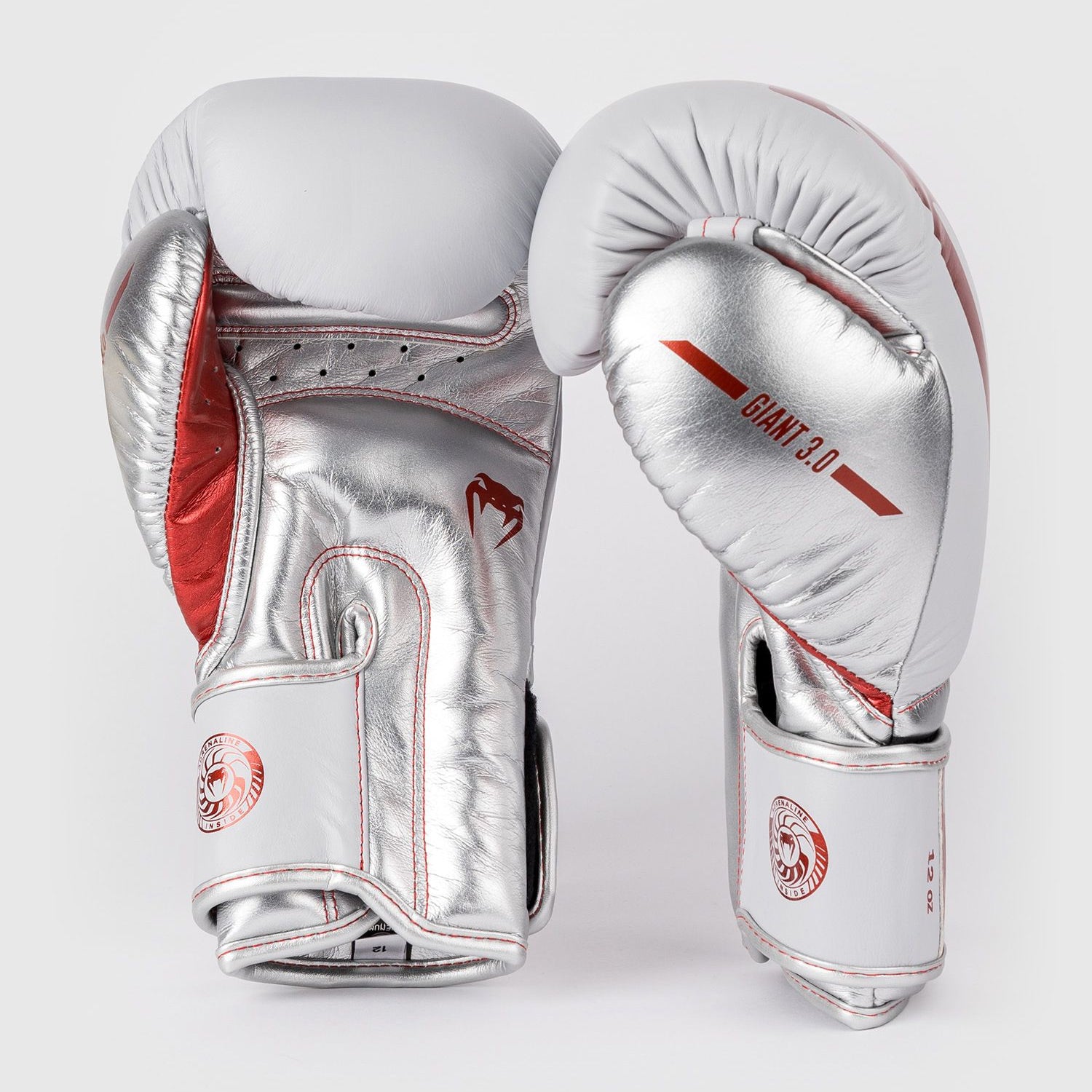 Venum Giant 3.0 Boxing gloves Red/Silver Special Edition - The Fight Club