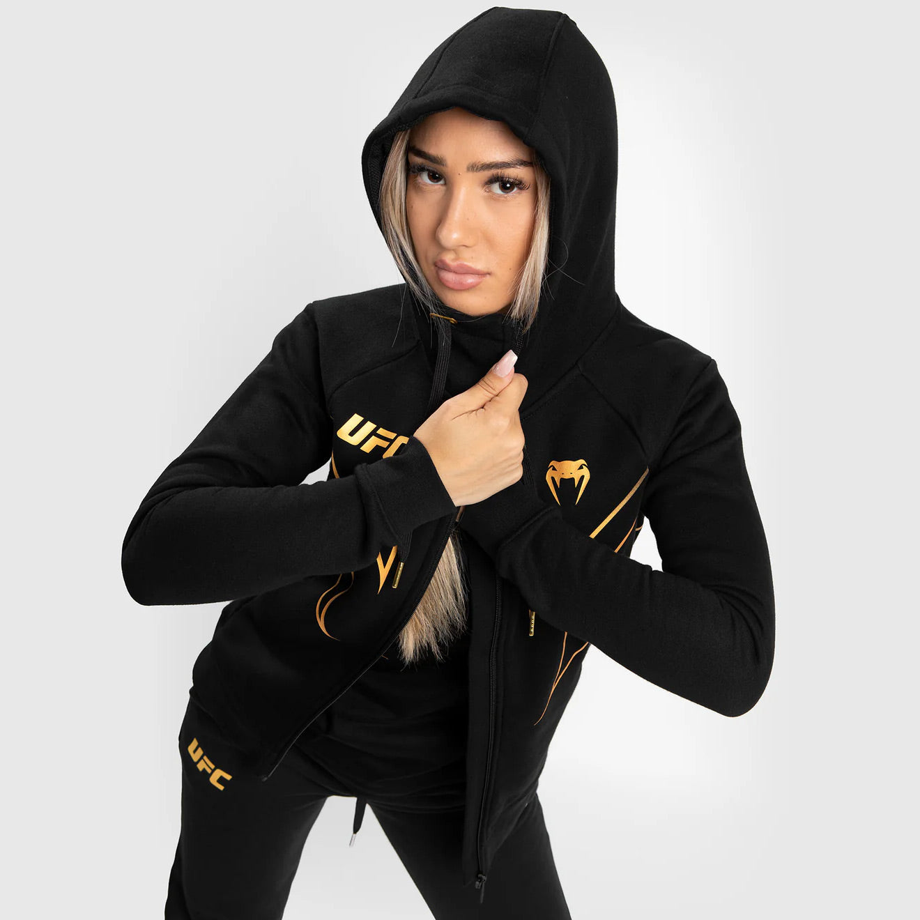 Venum UFC Fight Night 2.0 Replica Women's Full Zip Hoodie Champion - The Fight Club