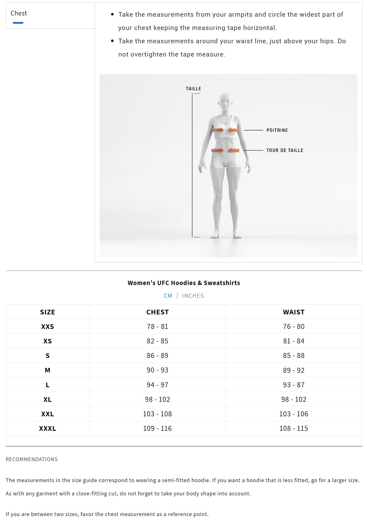 Venum UFC Fight Night 2.0 Replica Women's Full Zip Hoodie - Champion