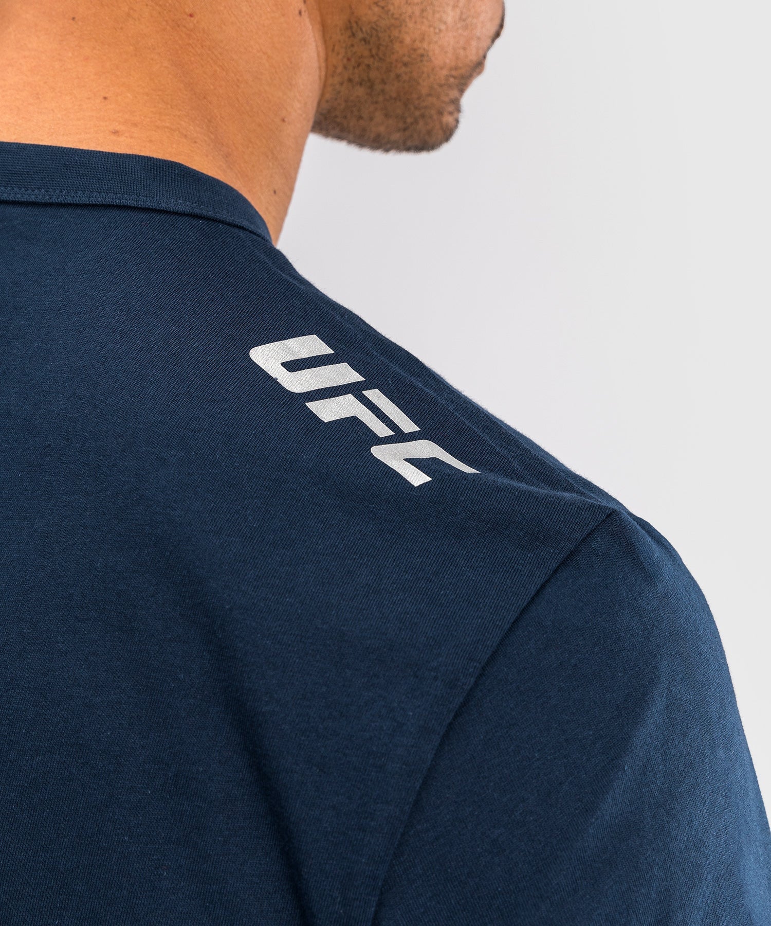 Venum UFC Fusion Fight Week Men's Short Sleeve T-Shirt Solid Oceanic Blue - The Fight Club