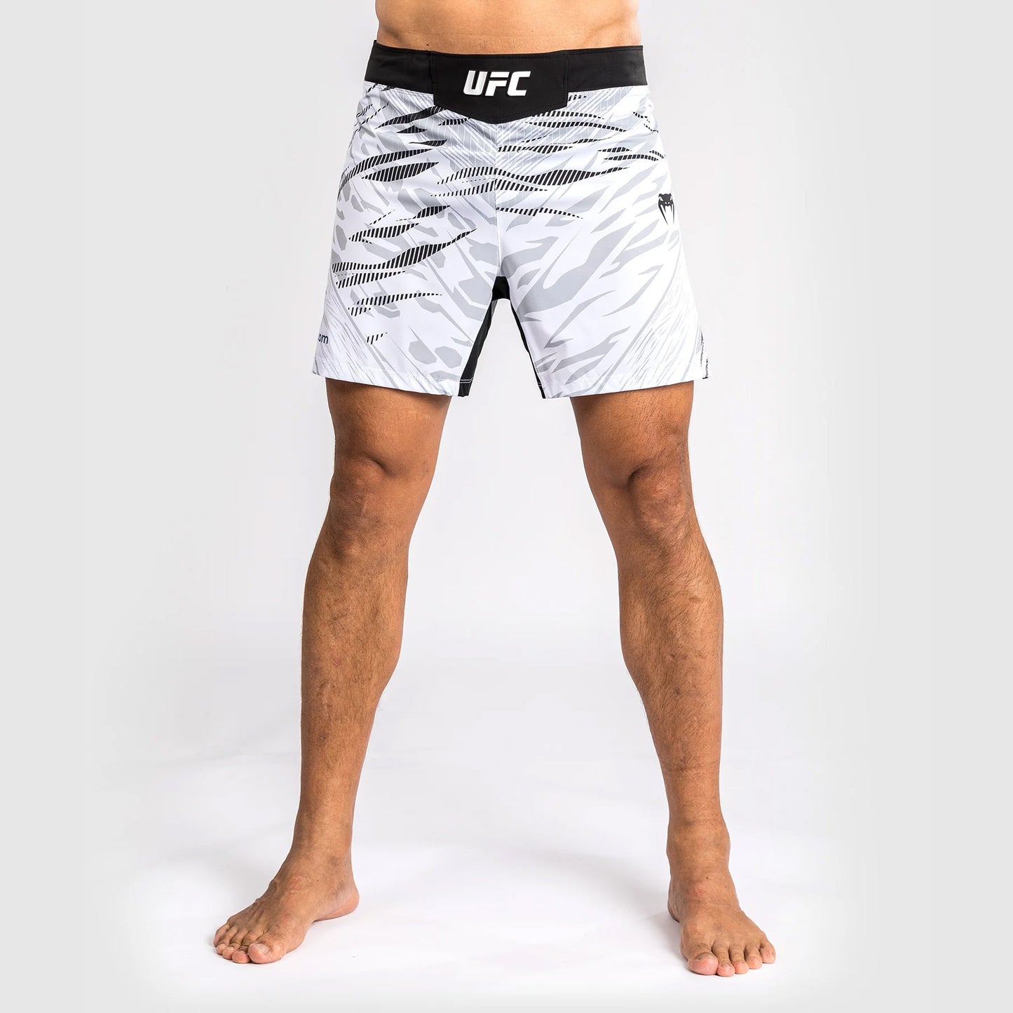 Venum UFC Fusion Authentic Fight Night Men's Fight Short - Short Fit - White - The Fight Club