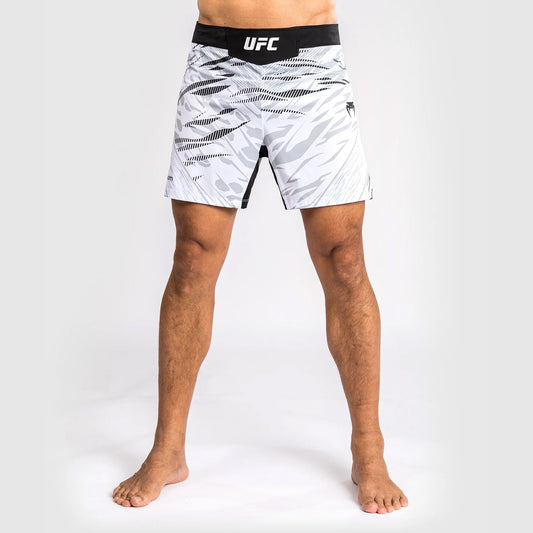 Venum UFC Fusion Authentic Fight Night Men's Fight Short - Short Fit - White - The Fight Club