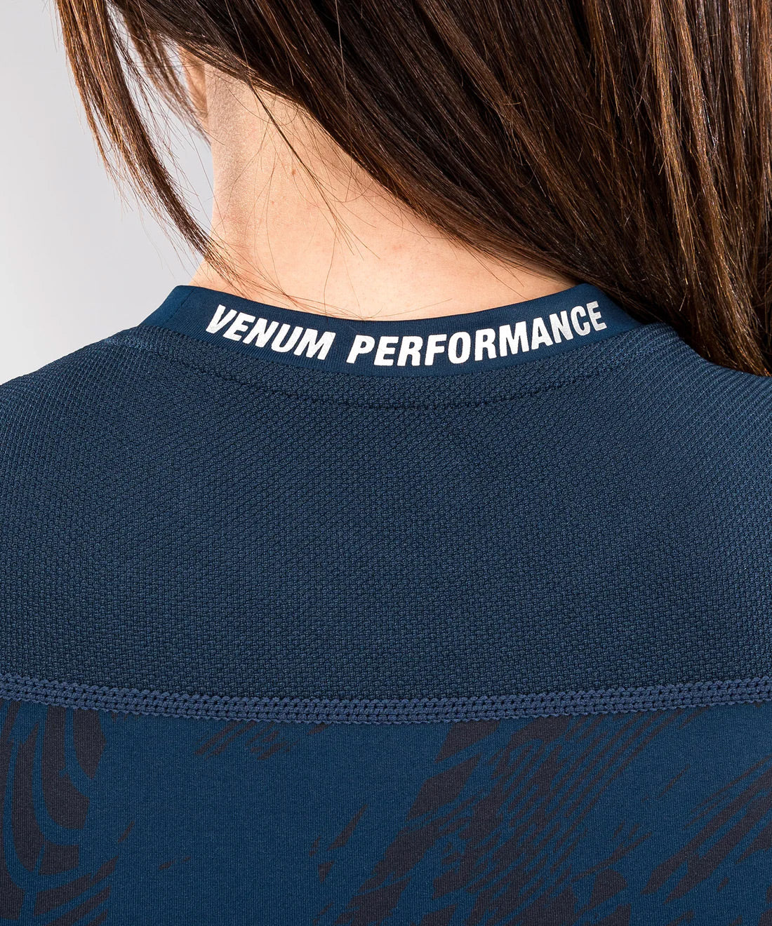 Venum UFC Fusion Fight Week Women's Performance Short Sleeve Rash Guard - Oceanic Blue - The Fight Club