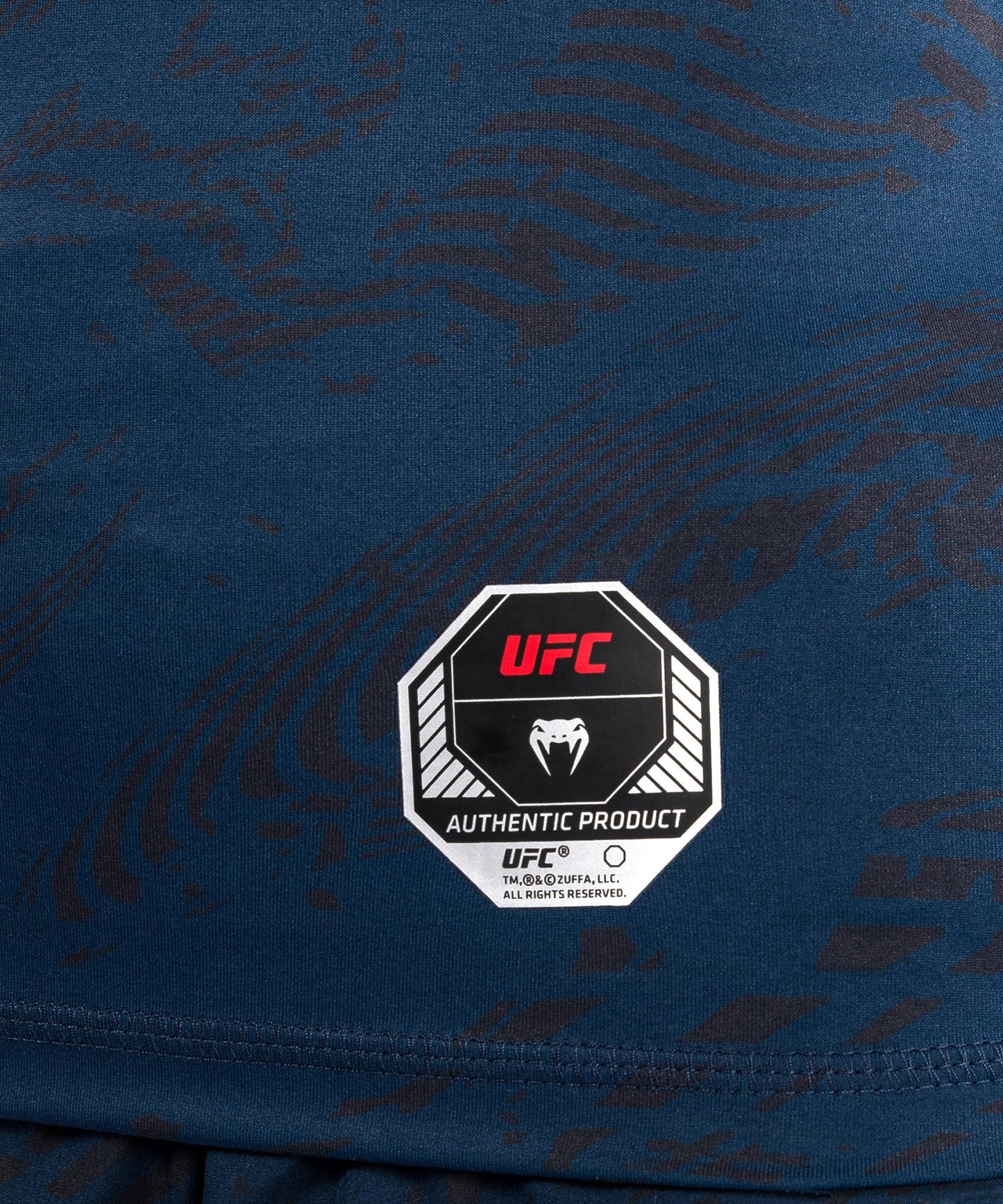 Venum UFC Fusion Fight Week Women's Performance Short Sleeve Rash Guard - Oceanic Blue - The Fight Club