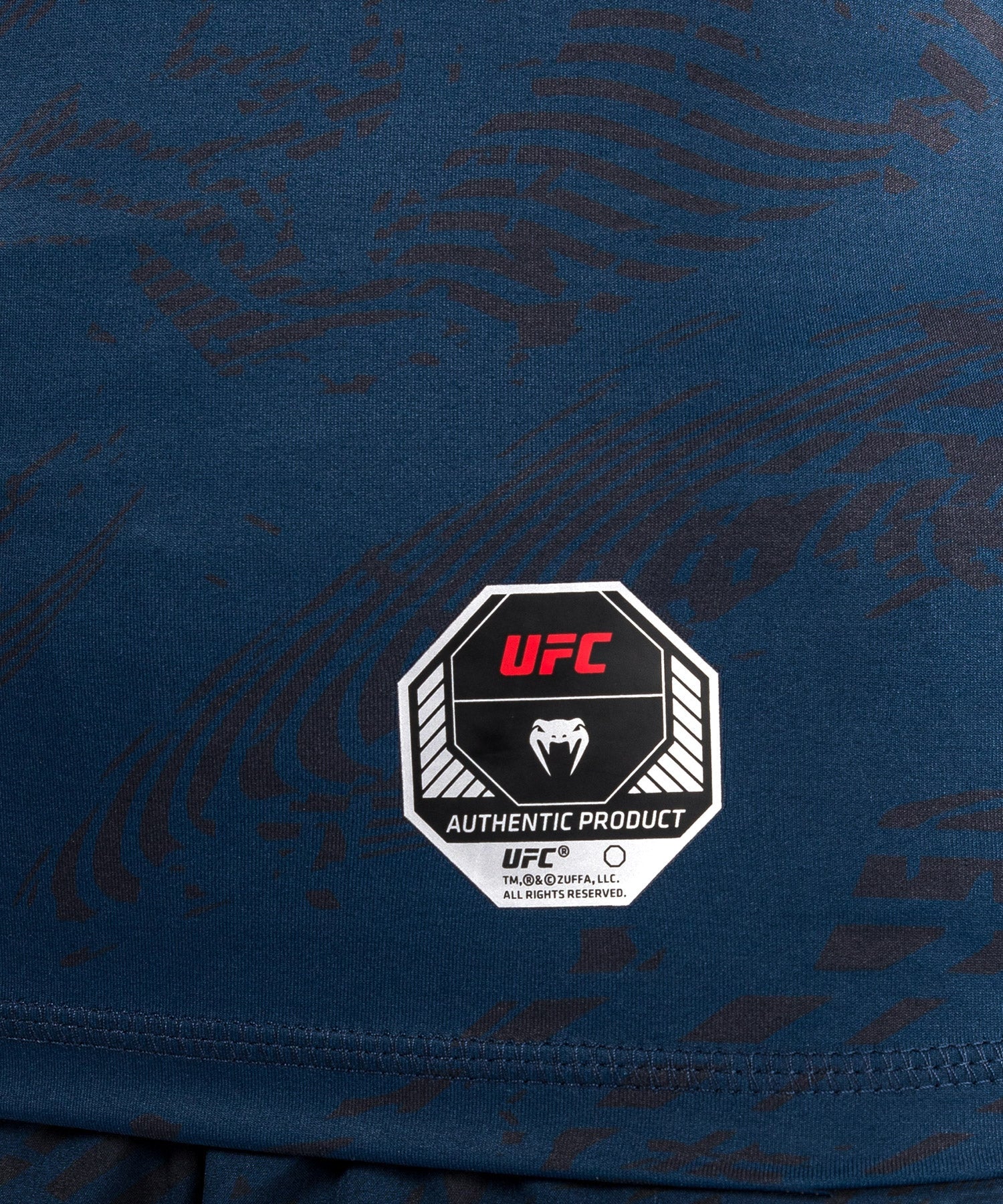 Venum UFC Fusion Fight Week Women's Performance Short Sleeve Rash Guard - Oceanic Blue - The Fight Club