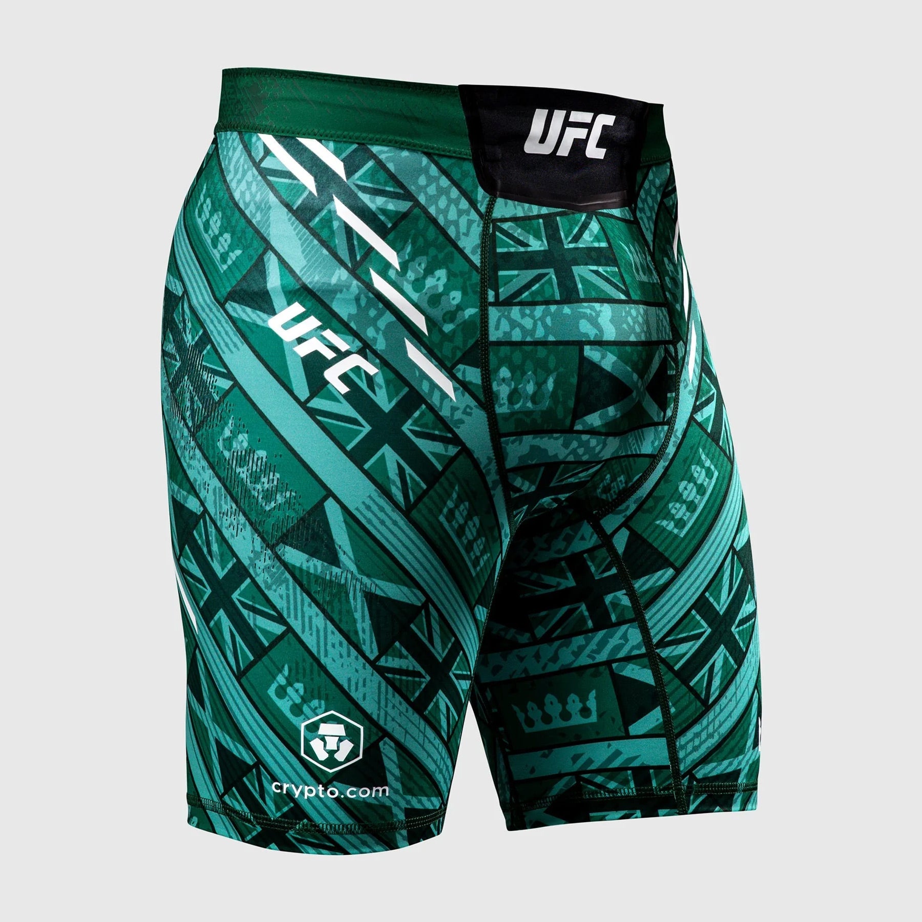 Venum UFC Unrivaled Leon Edwards Men's Vale Tudo Shorts Green - The Fight Club