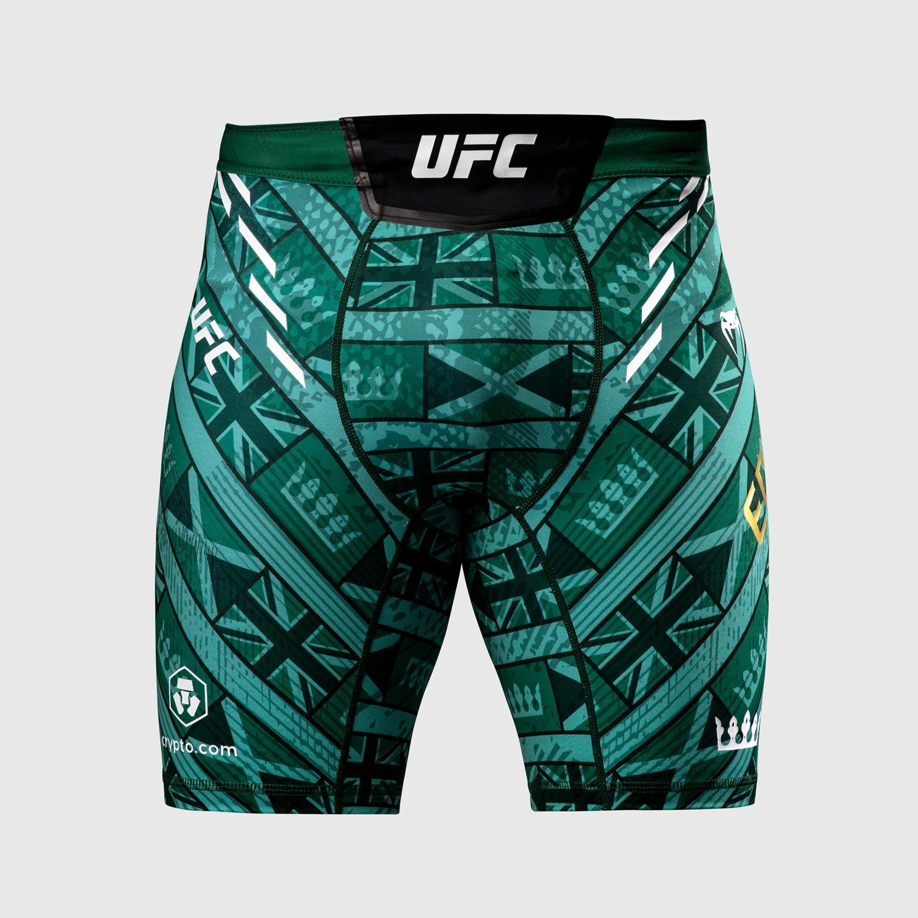 Venum UFC Unrivaled Leon Edwards Men's Vale Tudo Shorts Green - The Fight Club