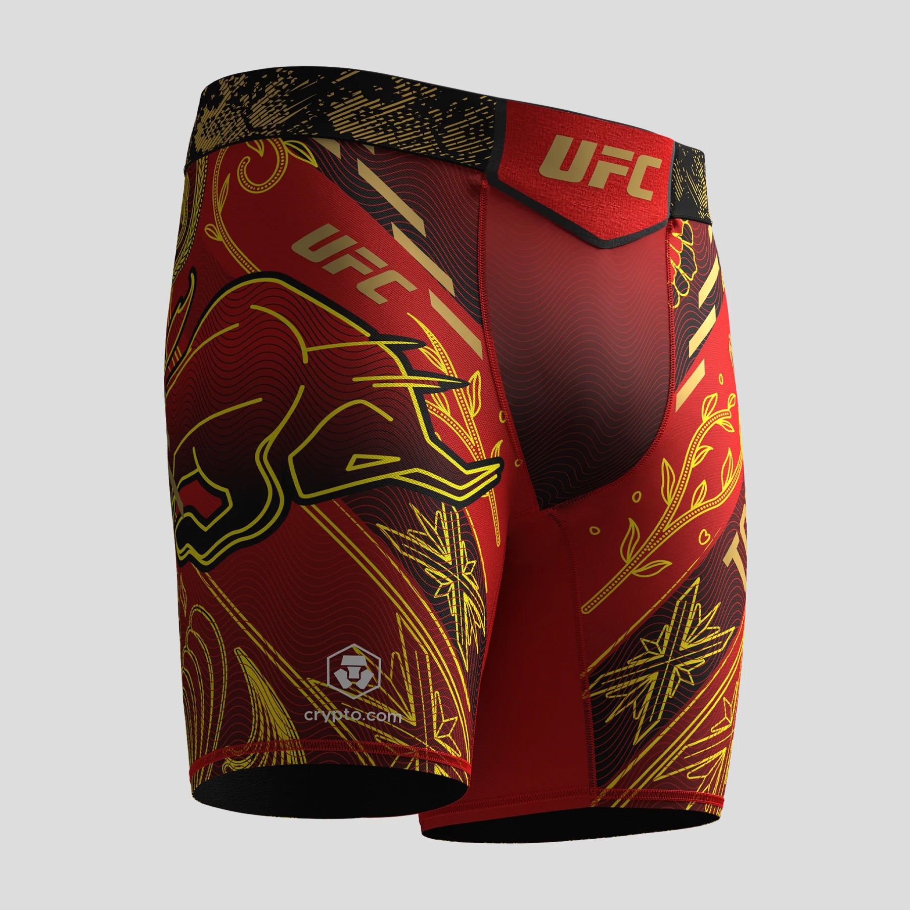 Venum UFC Unrivaled Ilia Topuria Men's Vale Tudo Shorts Red - The Fight Club