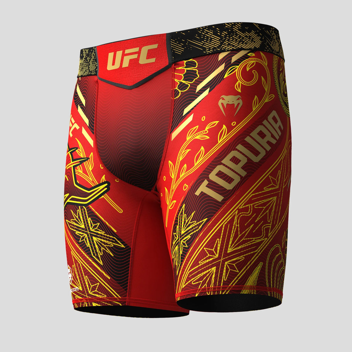 Venum UFC Unrivaled Ilia Topuria Men's Vale Tudo Shorts Red - The Fight Club