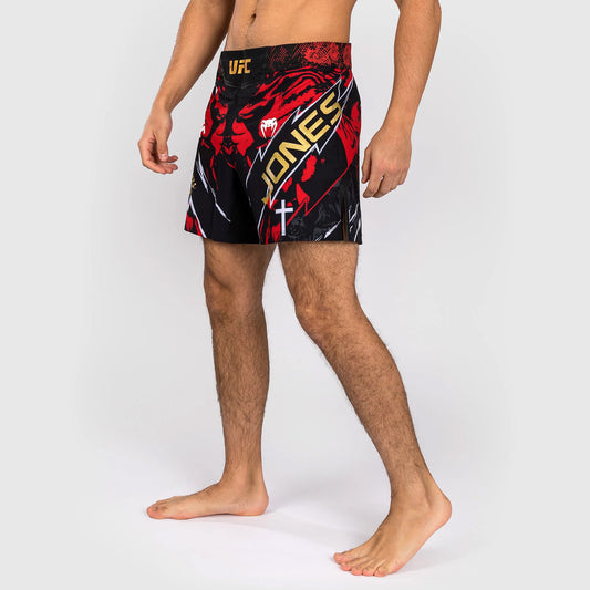 Venum UFC Unrivaled Jon Jones Men’s Short Fit Fight Shorts Red - The Fight Club