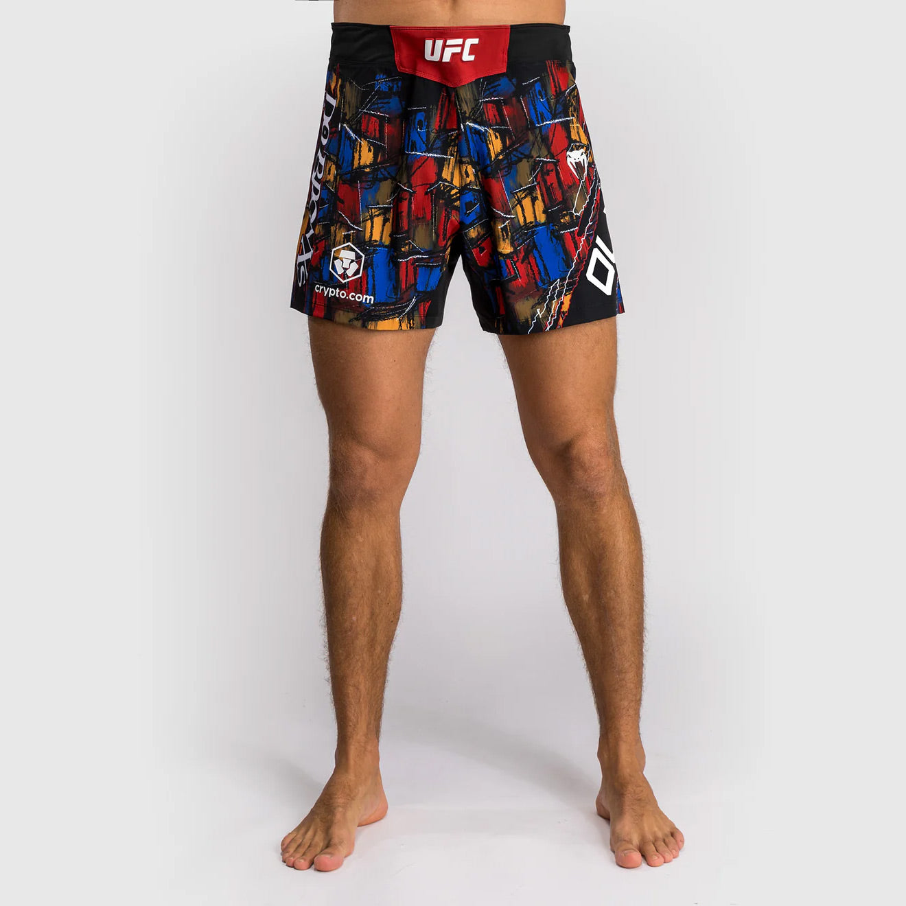 Venum UFC Unrivaled Charles Oliveira Fight Shorts Red - The Fight Club