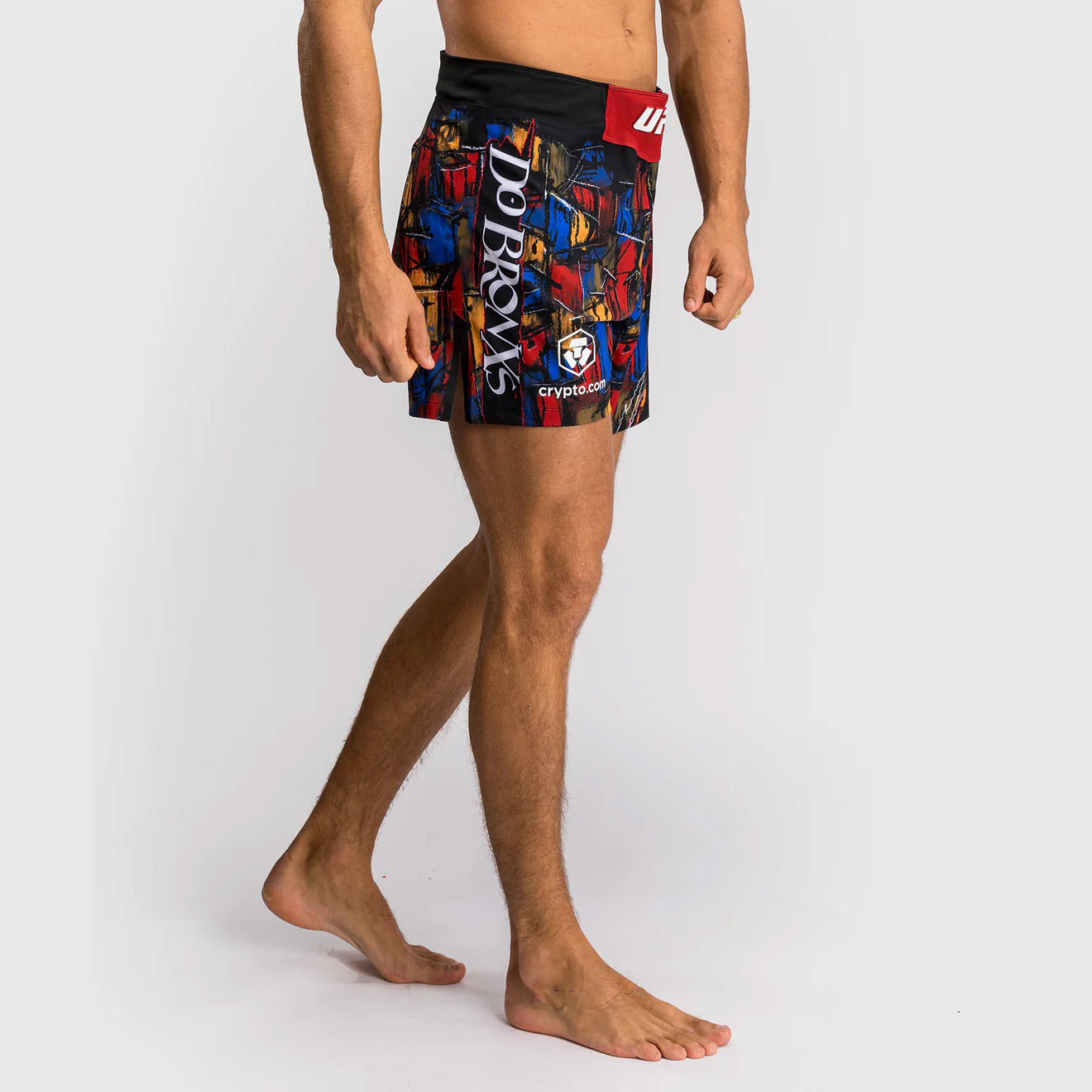 Venum UFC Unrivaled Charles Oliveira Fight Shorts Red - The Fight Club